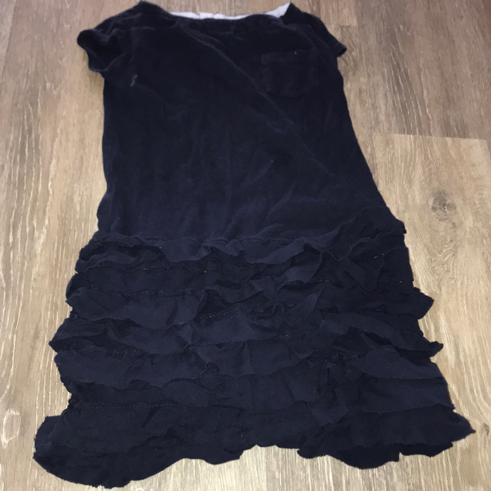 Girls 7 navy blue dress